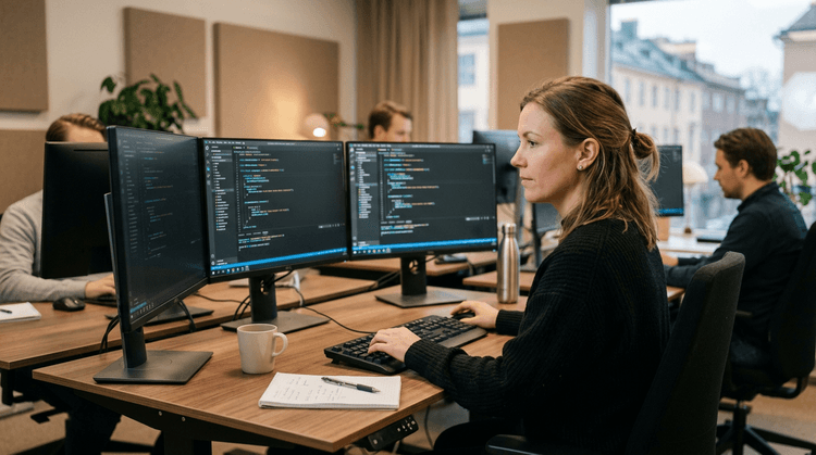 Hur mycket tjänar en Javascript utvecklare 2025?